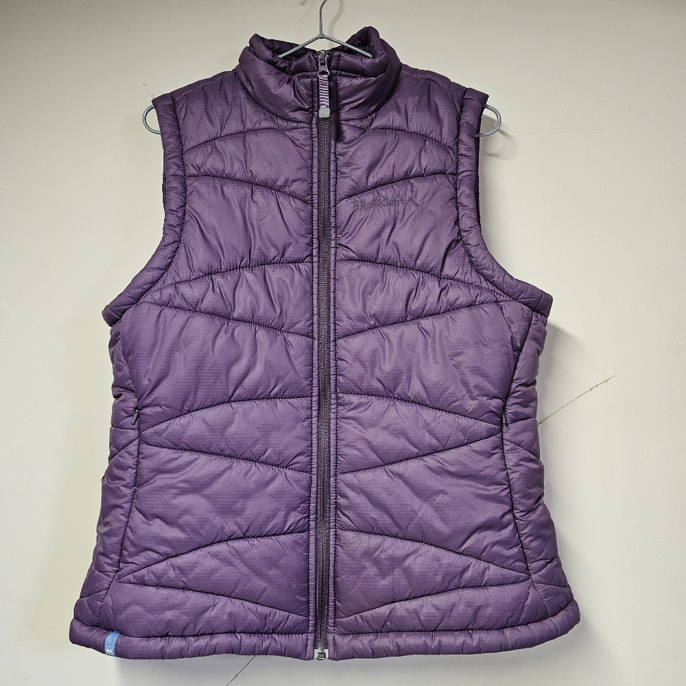WindRiver Women’s Purple Puffer Vest – Size L – T-Max Insulated Lightweight